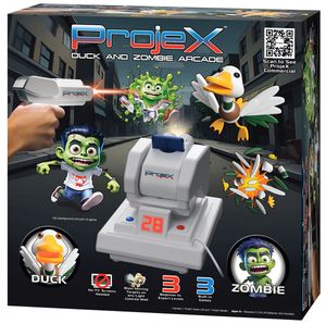 ProjeX – מקרן מטרות נעות 3 משחקים עם רובה בלאסטר