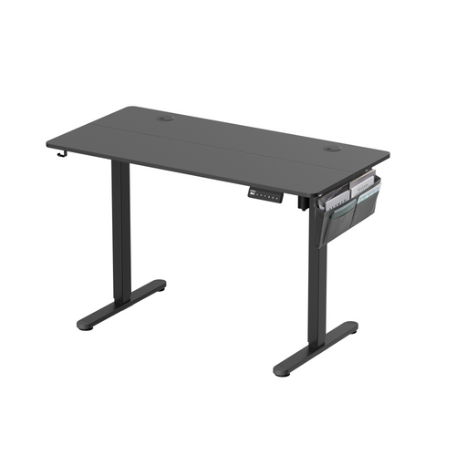 שולחן עבודה מתכוונן חשמלי חד מנועי STANDLY S12 בצבע שחור 120 ס״מ