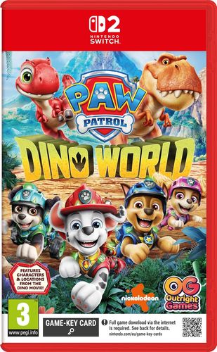 PAW Patrol Dino World Nintendo Switch 2 הזמנה מוקדמת