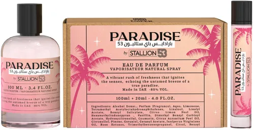 Paradise By Stallion 53 Set 100ML + 20ML