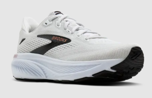 ברוקס דגם Ghost 18 נשים רחבות בצבע White/Black/Rose Gold