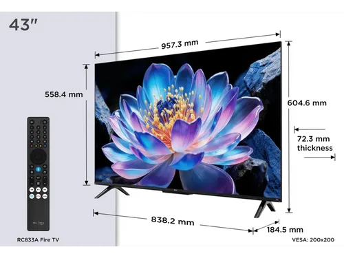 טלוויזיה חכמה TCL 43