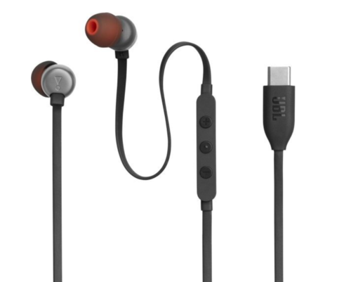 אוזניות חוטיות JBL Tune 310C USB-C In-Ear Black
