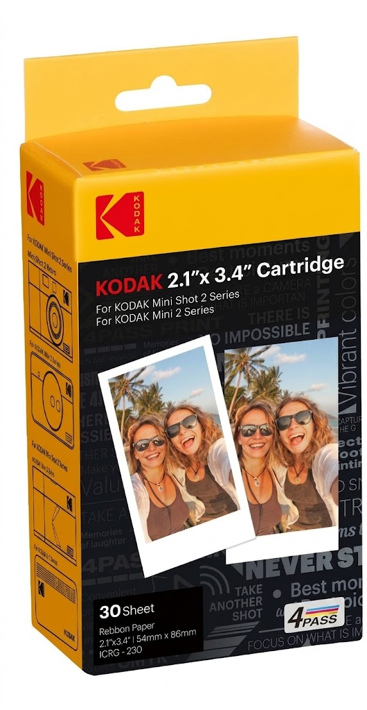 מארז 30 דפי צילום Kodak Mini 2.1x3.4