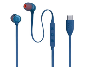 אוזניות חוטיות JBL Tune 310C USB-C In-Ear Blue