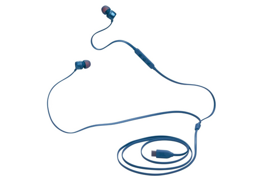 אוזניות חוטיות JBL Tune 310C USB-C In-Ear Blue