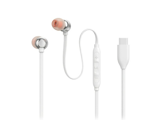אוזניות חוטיות JBL Tune 310C USB-C In-Ear White