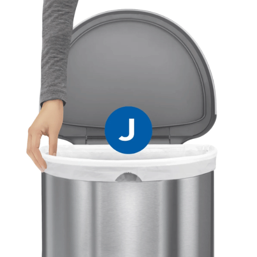 400 שקיות מסוג J לפח 30-45 ליטר 