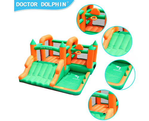 מתקן מתנפח עם מגלשה Doctor Dolphin דגם DD-72064