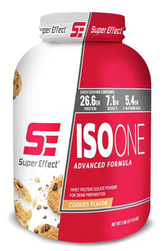 אבקת חלבון מי גבינה מבודדת סופר אפקט עוגיות ISO ONE Advanced Formula | משקל 1.8 ק