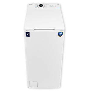 מכונת כביסה פתח עליון 7 ק"ג חברת Midea דגם MF100T70B/W-IL