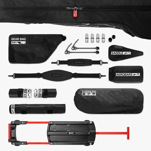 מזוודת אופניים לנסיעות וטיסות SCICON AEROCOMFORT 3.0 TRIATHLON BIKE BAG לאופני  טריאתלון ונגש ברמה הגבוהה ביותר בתחום