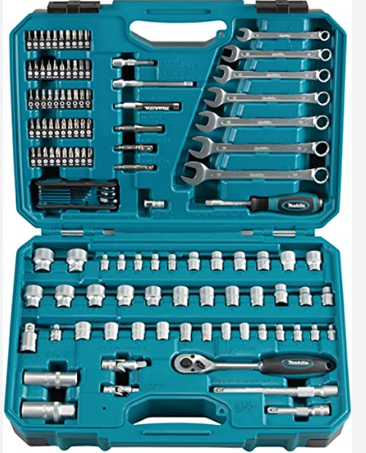 סט כלים ידני מקיטה 120 חלקים E-06616