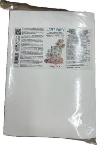 וופר פייפר Wafer paper נייר קישוט אכיל 100 יחידות סרצ'ינו 0.3