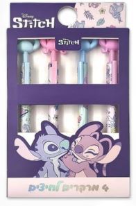 מרקר טוש זוהר לחיץ 4 יח