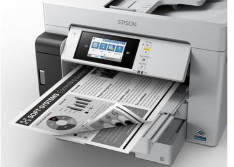 מדפסת הזרקת דיו שחור לבן משולבת A3 Epson EcoTank Pro M15180 