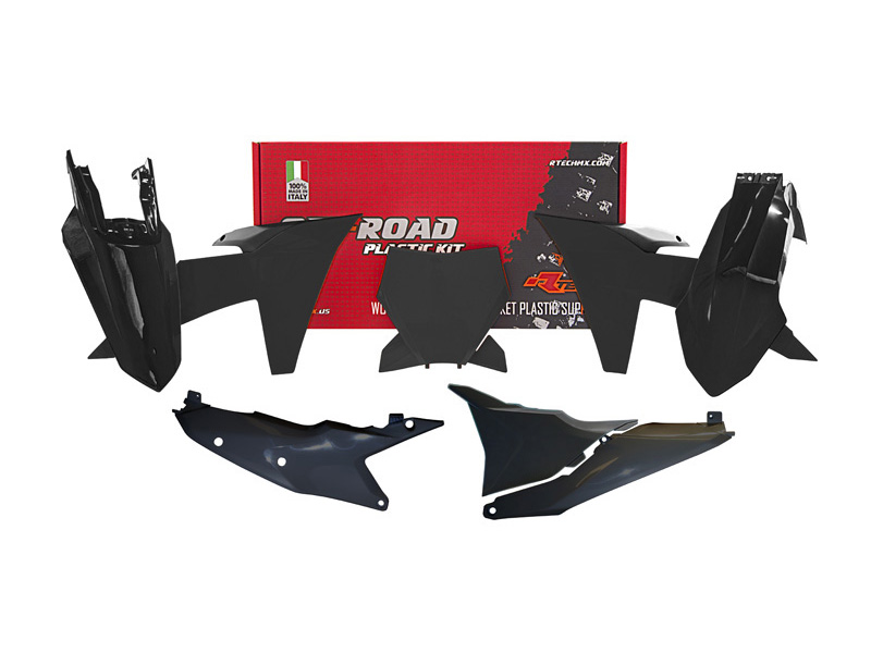 קיט פלסטיקה RACETECH KTM SX/SXF 125-450 23-24 שחור