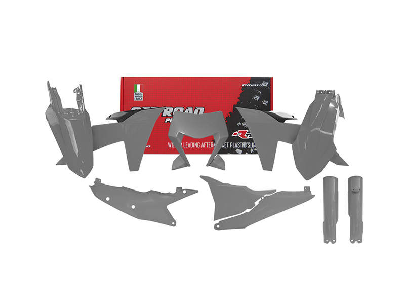 קיט פלסטיקה RACETECH KTM EXC/EXCF 150-500 24-25 אפור