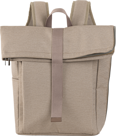 תיק גב אופנתי אורבן רולטופ / Urban Rolltop – בז