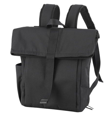תיק גב אופנתי אורבן רולטופ / Urban Rolltop – שחור