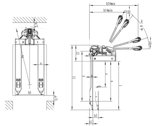 עגלת משטחים חשמלית  TASSA - F4 Li- Ion T1.5 