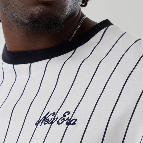 חולצה NEW ERA מידות S-XL לגברים בדוגמת פסים