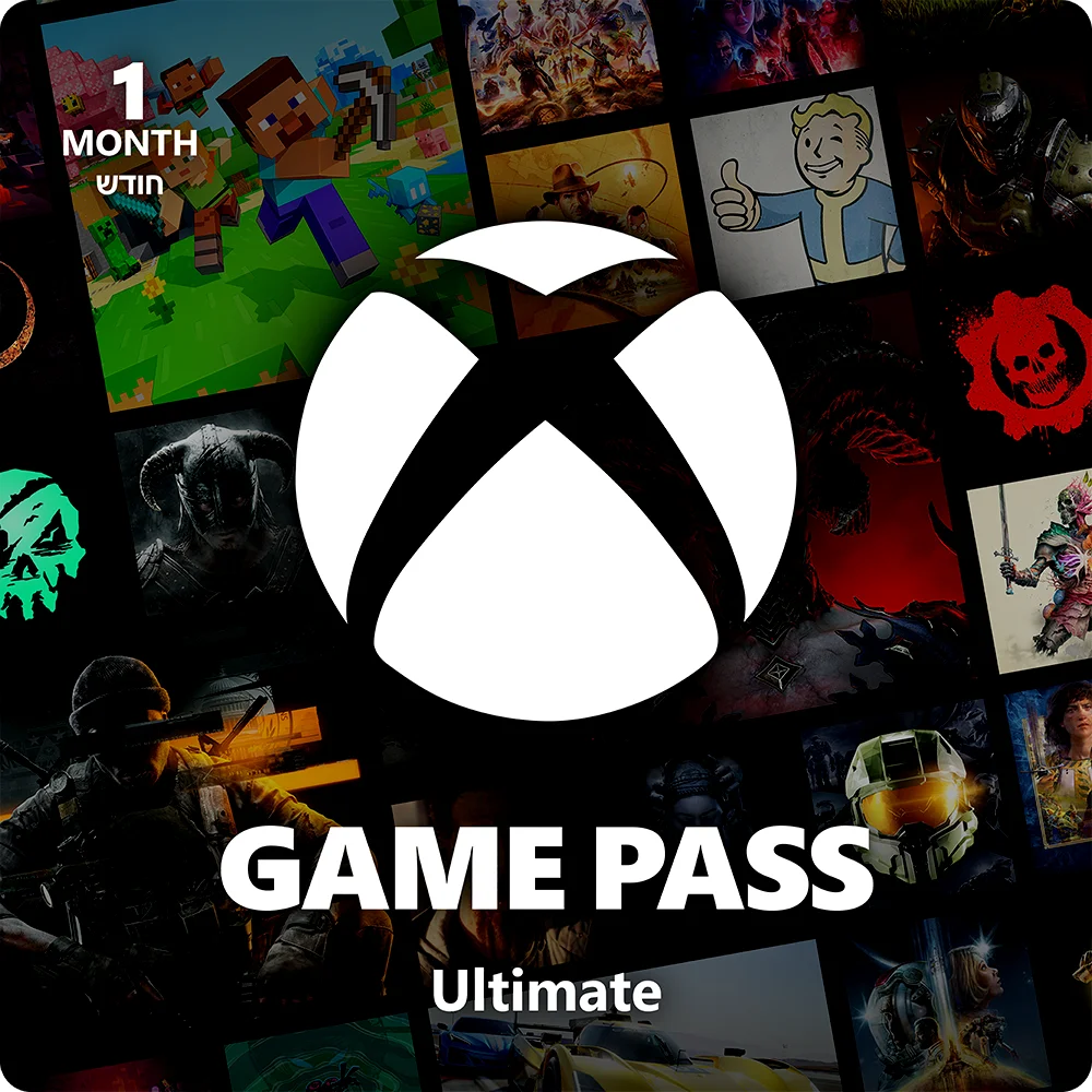 כרטיס קוד מנוי Xbox Game Pass Ultimate לחודש אחד