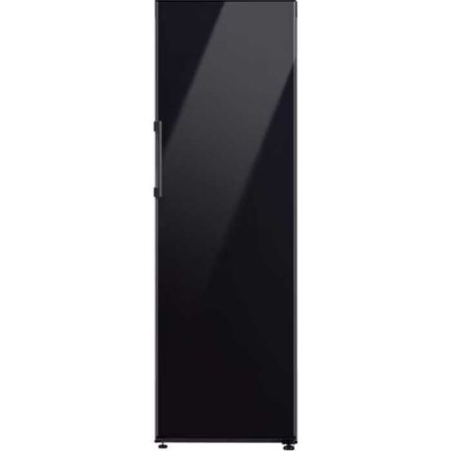 מקרר דלת אחת 387 ליטר נטו Samsung Bespoke RR39C7650BK - גימור זכוכית שחורה