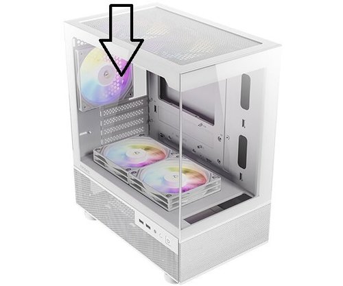 מארז לבן Antec CX200M RGB ELITE M-ATX 5X120mm RGB FANS
