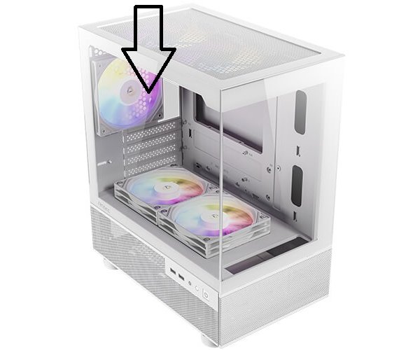 מארז לבן Antec CX200M RGB ELITE M-ATX 5X120mm RGB FANS