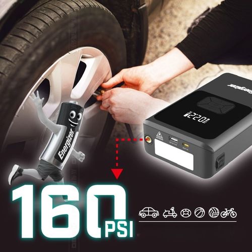 בוסטר לרכב 1500A+ מדחס, פאוור בנק, פנס אנרג'ייזר je10000jp
