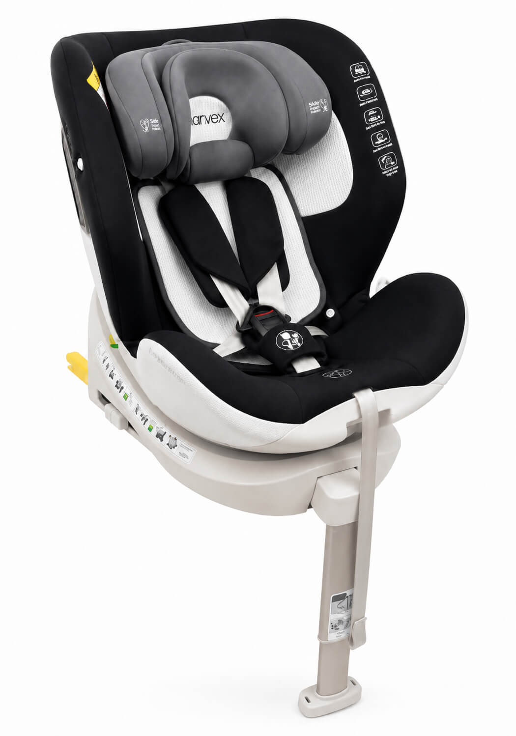 כיסא בטיחות מסתובב 360° NORVEX שחור Bsmart
