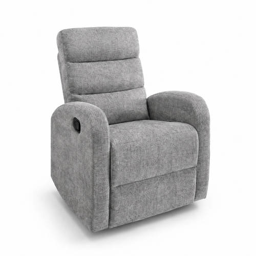 כורסת הנקה מסתובבת 360° עם ריקליינר COMFORT אפור Bsmart