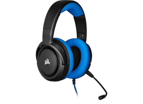 אוזניות CORSAIR HS35 STEREO GAMING HEADSET - BLUE