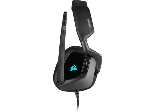אוזניות CORSAIR VOID RGB ELITE 7.1 PREMIUM - CARBON
