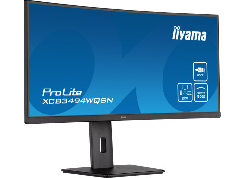 מסך מחשב ‏34 ‏אינטש iiYAMA ProLite XCB3494WQSN-B5 UWQHD