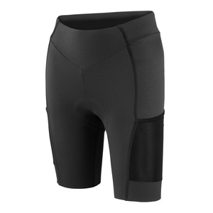 מכנס רכיבה נשים שטח וגראבל GRAVEL LADY SHORT שחור ארגונומי מסנן קרינה ומנדף
