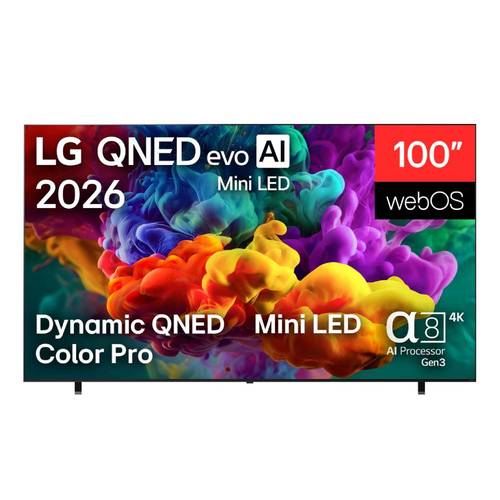 טלוויזיה חכמה LG 100" Smart Qned 100QNED85B8 webOS26 אל ג