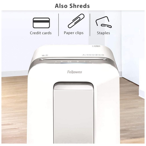 מגרסת נייר Fellowes Powershred LX201-W - צבע לבן