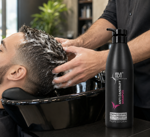 שמפו נגד קשקשים לשיער 500מל- ABA COSMETICS Anti Dandruff