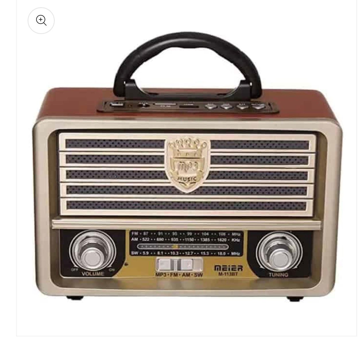 רמקול רטרו דגם M-113BT
