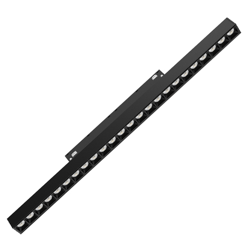 ספוט עדשות 24W לפס צבירה מגנטי CCT שחור Liper Saros