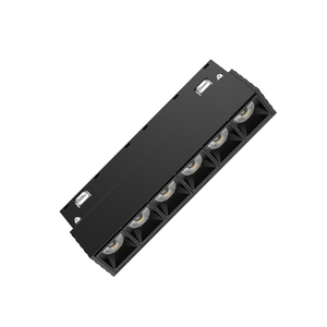 ספוט עדשות 6W לפס צבירה מגנטי CCT שחור Liper Saros
