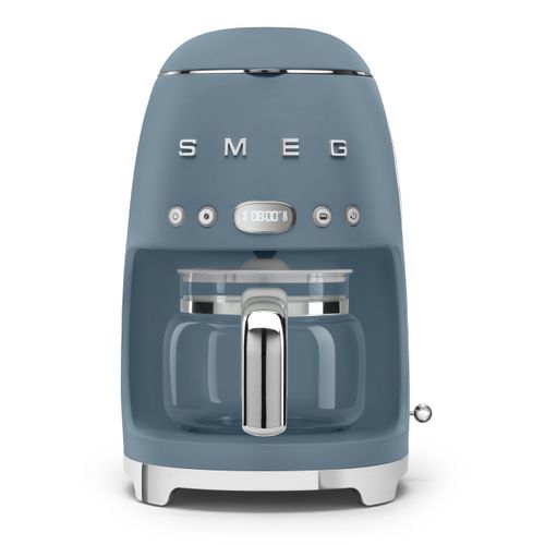 מכונת קפה פילטר SMEG בצבע כחול סערה
