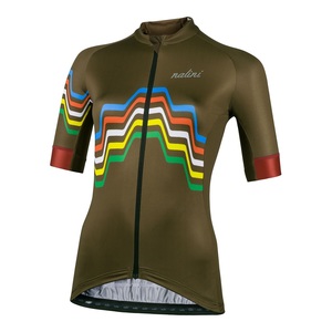 חולצת רכיבה נשים NEW BEIJING 2008 JERSEY ירוק עמוק אולטרא לייט אלסטית טכנית ומנדפת