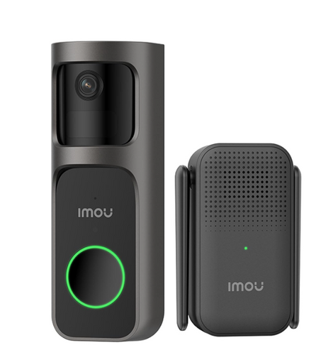 פעמון וידאו אלחוטי נטען IMOU Doorbell 2S Kit 2K Wi-Fi עם Chime