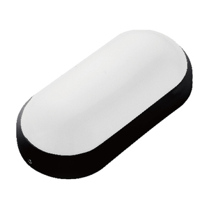צמוד תקרה לד מוגן מים 20W אובאלי 6500K שחור Liper Pallas
