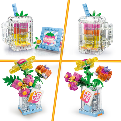 Floral Decor Perfume Bottle