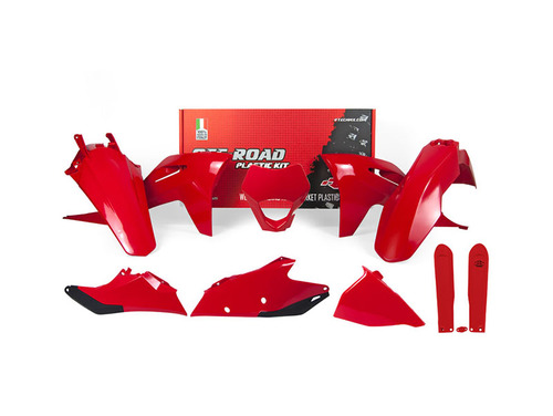 קיט פלסטיקה לאופנועי גאס גאס ריסטק אדום - RACETECH GASGAS EC/EC-F 250-350 21-23 