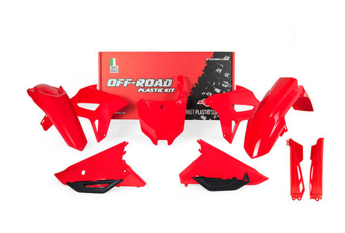 קיט פלסטיקה לאופנועי הונדה ריסטק אדום - RACETECH HONDA CRF-R 250-450 21-24